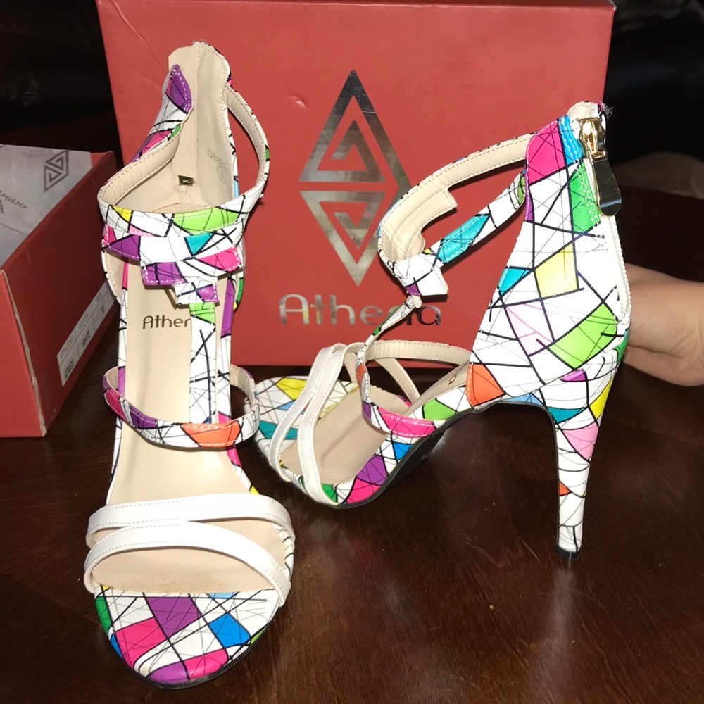 Athena Multi-colored Heels